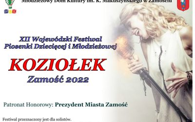 XII Wojewódzki Festiwal Piosenki Dziecięcej i Młodzieżowej „Koziołek”- kolejność prezentacji