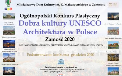 Komunikat dotyczący organizacji konkursu „Dobra kultury UNESCO – Architektura w Polsce”