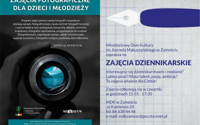 Od października nowe formy zajęć….