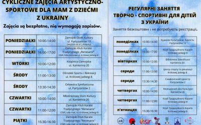 Zajęcia artystyczne dla dzieci z Ukrainy