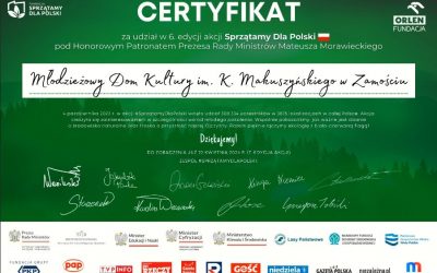 Praca Samorządu Wychowanków MDK doceniona…