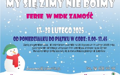 Zaplanuj swoją przygodę z zimowymi feriami w MDK