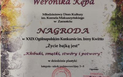 Nagroda dla Weroniki