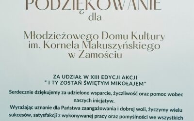 “I Ty zostań świętym Mikołajem”