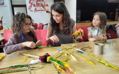 Za nami warsztaty robienia wielkanocnych palm